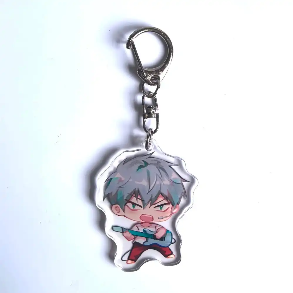 Cartoon Alien Stage Ivan & Till Dangle-dangle Keychain Acrylic Chain For Pants Woman Key Ring Móc Treo Đeo Thoại, Standee, Móc Khoá In Theo Yêu Cầu, Chất Liệu Mica Dày 4mm, Kích Thước 5.5 Cm, Có In Test Mẫu