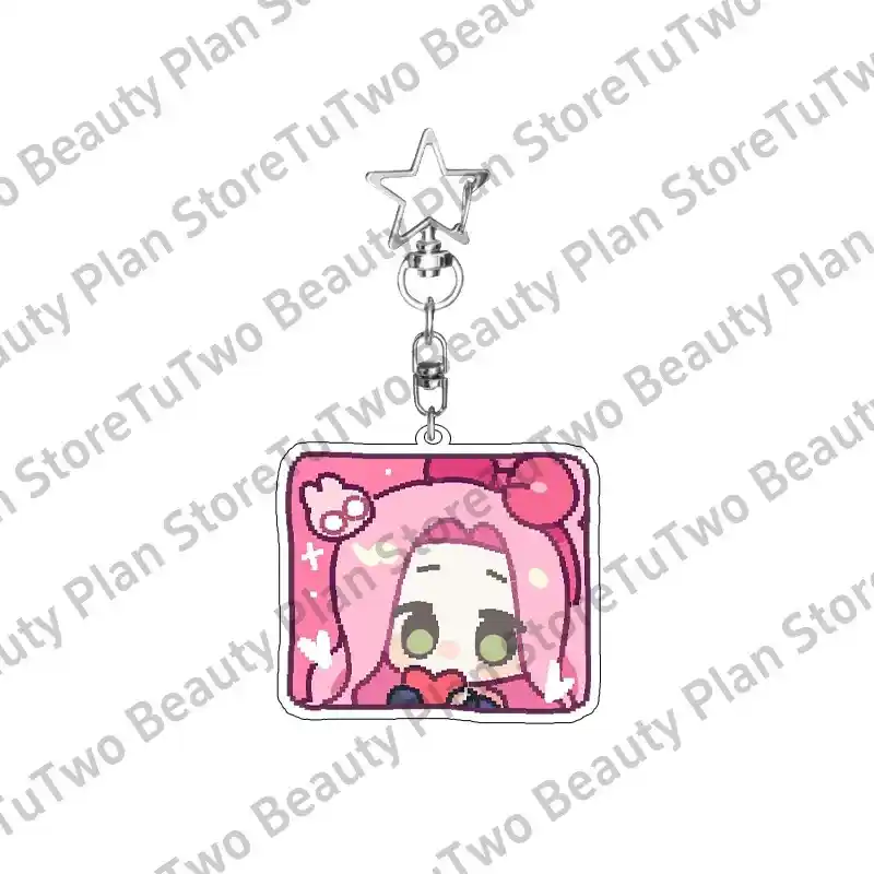 Cartoon Anime Alien Stage‌ Acrylic Keychain Kawaii Cute Girly Heart Bag Accessories Car Móc Treo Đeo Thoại, Standee, Móc Khoá In Theo Yêu Cầu, Chất Liệu Mica Dày 4mm, Kích Thước 5.5 Cm, Có In Test Mẫu