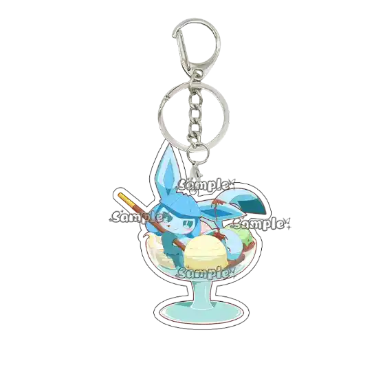 Cartoon Anime Couple Pocket Monsters Characters Umbreon Eevee Espeon Acrylic Keychain Móc Treo Đeo Thoại, Standee, Móc Khoá In Theo Yêu Cầu, Chất Liệu Mica Dày 4mm, Kích Thước 5.5 Cm, Có In Test Mẫu
