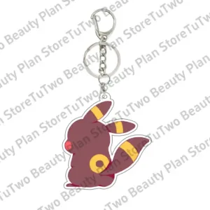 Cartoon Anime Eevee Umbreon Jolteon Leafeon Sylveon Pkm Cute Figure Acrylic Keychain Pendant Móc Treo Đeo Thoại, Standee, Móc Khoá In Theo Yêu Cầu, Chất Liệu Mica Dày 4mm, Kích Thước 5.5 Cm, Có In Test Mẫu
