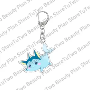 Cartoon Anime Eevee Umbreon Jolteon Leafeon Sylveon Pkm Cute Figure Acrylic Keychain Pendant Móc Treo Đeo Thoại, Standee, Móc Khoá In Theo Yêu Cầu, Chất Liệu Mica Dày 4mm, Kích Thước 5.5 Cm, Có In Test Mẫu