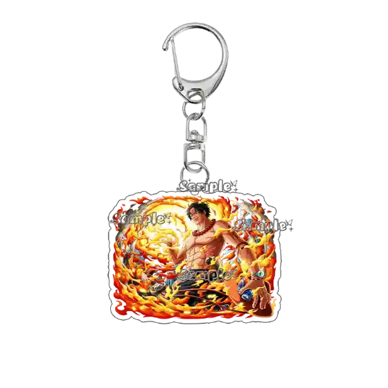 Cartoon Anime Franky Portgas D. Ace Roronoa Acrylic Keychain Pendant Students Peripheral Móc Treo Đeo Thoại, Standee, Móc Khoá In Theo Yêu Cầu, Chất Liệu Mica Dày 4mm, Kích Thước 5.5 Cm, Có In Test Mẫu
