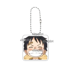 Cartoon Anime Luffy Acrylic Keychain Figure Decoration Fashion Accessory Backpack Pendant Móc Treo Đeo Thoại, Standee, Móc Khoá In Theo Yêu Cầu, Chất Liệu Mica Dày 4mm, Kích Thước 5.5 Cm, Có In Test Mẫu