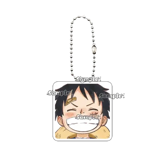 Cartoon Anime Luffy Acrylic Keychain Figure Decoration Fashion Accessory Backpack Pendant Móc Treo Đeo Thoại, Standee, Móc Khoá In Theo Yêu Cầu, Chất Liệu Mica Dày 4mm, Kích Thước 5.5 Cm, Có In Test Mẫu