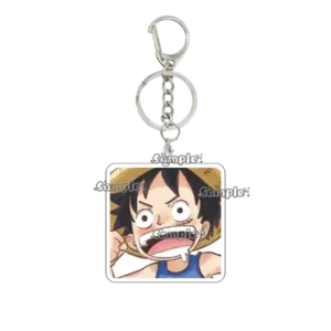 Cartoon Anime Luffy Acrylic Keychain Figure Decoration Fashion Accessory Backpack Pendant Móc Treo Đeo Thoại, Standee, Móc Khoá In Theo Yêu Cầu, Chất Liệu Mica Dày 4mm, Kích Thước 5.5 Cm, Có In Test Mẫu