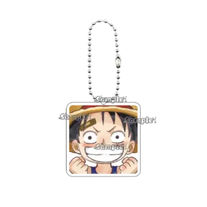 Cartoon Anime Luffy Acrylic Keychain Figure Decoration Fashion Accessory Backpack Pendant Móc Treo Đeo Thoại, Standee, Móc Khoá In Theo Yêu Cầu, Chất Liệu Mica Dày 4mm, Kích Thước 5.5 Cm, Có In Test Mẫu