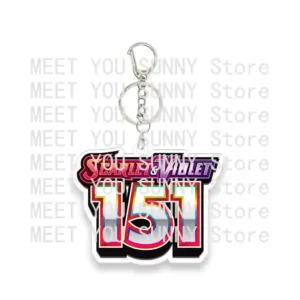 Cartoon Anime Pocket Monster Scarlet Violet Series Acrylic Keychain Pendant Fashion Creative Móc Treo Đeo Thoại, Standee, Móc Khoá In Theo Yêu Cầu, Chất Liệu Mica Dày 4mm, Kích Thước 5.5 Cm, Có In Test Mẫu