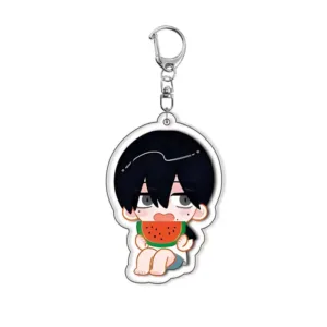 Cartoon Anime The Summer Hikaru Died Figure Acrylic Keychain Kawaii Cute Bags Charm Students Móc Treo Đeo Thoại, Standee, Móc Khoá In Theo Yêu Cầu, Chất Liệu Mica Dày 4mm, Kích Thước 5.5 Cm, Có In Test Mẫu