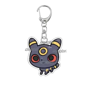 Cartoon Anime Umbreon Sylveon Jolteon Eevee Cute Acrylic Keychain Bag Charm Backpack Pendant Móc Treo Đeo Thoại, Standee, Móc Khoá In Theo Yêu Cầu, Chất Liệu Mica Dày 4mm, Kích Thước 5.5 Cm, Có In Test Mẫu