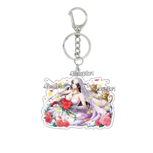 Cartoon Boa Hancock Nami Nico Robin Wedding Dress Acrylic Keychain Cute Accessory Peripheral Móc Treo Đeo Thoại, Standee, Móc Khoá In Theo Yêu Cầu, Chất Liệu Mica Dày 4mm, Kích Thước 5.5 Cm, Có In Test Mẫu