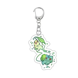 Cartoon Bulbasaur Squirtle Charmander Gengar Creative Acrylic Keychain Anime Figure Pendant Móc Treo Đeo Thoại, Standee, Móc Khoá In Theo Yêu Cầu, Chất Liệu Mica Dày 4mm, Kích Thước 5.5 Cm, Có In Test Mẫu