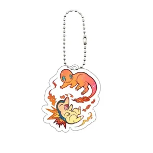 Cartoon Bulbasaur Squirtle Charmander Gengar Creative Acrylic Keychain Anime Figure Pendant Móc Treo Đeo Thoại, Standee, Móc Khoá In Theo Yêu Cầu, Chất Liệu Mica Dày 4mm, Kích Thước 5.5 Cm, Có In Test Mẫu