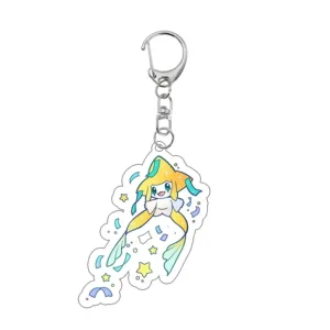 Cartoon Bulbasaur Squirtle Charmander Gengar Creative Acrylic Keychain Anime Figure Pendant Móc Treo Đeo Thoại, Standee, Móc Khoá In Theo Yêu Cầu, Chất Liệu Mica Dày 4mm, Kích Thước 5.5 Cm, Có In Test Mẫu