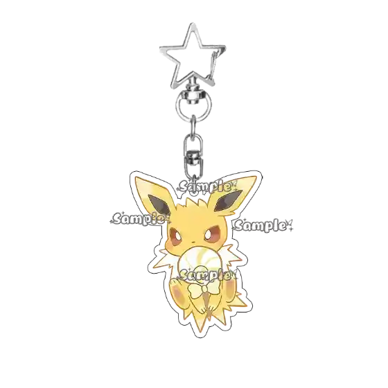 Cartoon Cute Anime Lollipop Eevee Umbreon Glaceon Flareon Vaporeon Acrylic Keychain Móc Treo Đeo Thoại, Standee, Móc Khoá In Theo Yêu Cầu, Chất Liệu Mica Dày 4mm, Kích Thước 5.5 Cm, Có In Test Mẫu