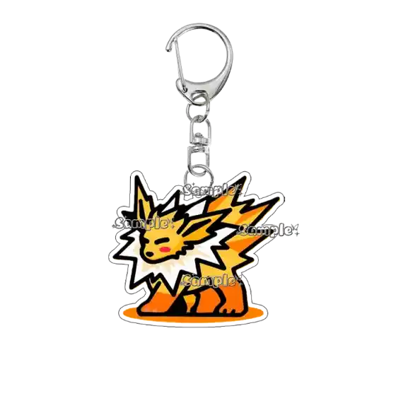 Cartoon Eevee Umbreon Sylveon Jolteon Acrylic Keychain Anime Kawaii Bag Charms Key Ring Car Móc Treo Đeo Thoại, Standee, Móc Khoá In Theo Yêu Cầu, Chất Liệu Mica Dày 4mm, Kích Thước 5.5 Cm, Có In Test Mẫu