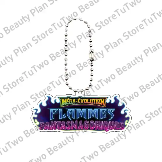 Cartoon French Mega Evolution Pocket Monster Tcg Jcc Acrylic Keychain Anime Game Collection Móc Treo Đeo Thoại, Standee, Móc Khoá In Theo Yêu Cầu, Chất Liệu Mica Dày 4mm, Kích Thước 5.5 Cm, Có In Test Mẫu
