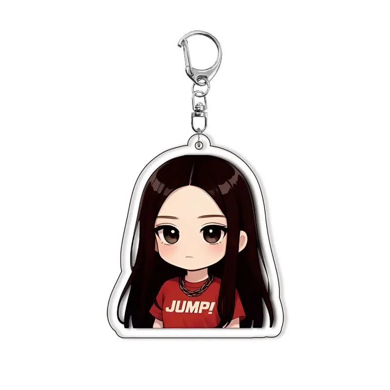 Cartoon Hot Song Jump Q Version Characters Cute Acrylic Keychain Kawaii Cute Anime Backpack Móc Treo Đeo Thoại, Standee, Móc Khoá In Theo Yêu Cầu, Chất Liệu Mica Dày 4mm, Kích Thước 5.5 Cm, Có In Test Mẫu
