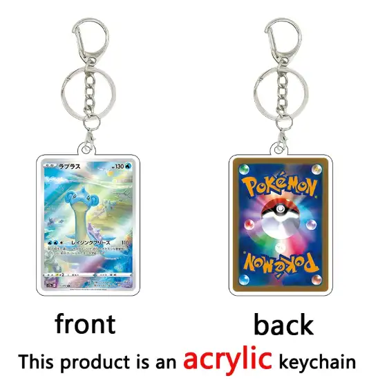 Cartoon Mewtwo Charizard Venusaur Acrylic Keychain Students Anime Key Ring Backpack Jewelry Móc Treo Đeo Thoại, Standee, Móc Khoá In Theo Yêu Cầu, Chất Liệu Mica Dày 4mm, Kích Thước 5.5 Cm, Có In Test Mẫu