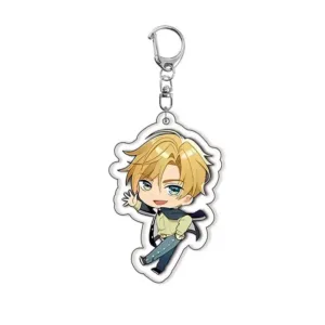 Cartoon Nakajima Atsushi Kunikida Doppo Edogawa Rampo Bungo Stray Dogs Anime Acrylic Keychain Móc Treo Đeo Thoại, Standee, Móc Khoá In Theo Yêu Cầu, Chất Liệu Mica Dày 4mm, Kích Thước 5.5 Cm, Có In Test Mẫu