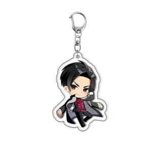 Cartoon Nakajima Atsushi Kunikida Doppo Edogawa Rampo Bungo Stray Dogs Anime Acrylic Keychain Móc Treo Đeo Thoại, Standee, Móc Khoá In Theo Yêu Cầu, Chất Liệu Mica Dày 4mm, Kích Thước 5.5 Cm, Có In Test Mẫu