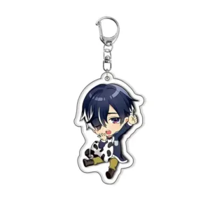 Cartoon Nakajima Atsushi Kunikida Doppo Edogawa Rampo Bungo Stray Dogs Anime Acrylic Keychain Móc Treo Đeo Thoại, Standee, Móc Khoá In Theo Yêu Cầu, Chất Liệu Mica Dày 4mm, Kích Thước 5.5 Cm, Có In Test Mẫu