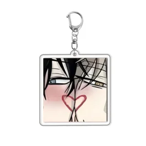 Cartoon Night By The Water Anime Acrylic Car Keychain Ornament Girls Boys Double-sided Móc Treo Đeo Thoại, Standee, Móc Khoá In Theo Yêu Cầu, Chất Liệu Mica Dày 4mm, Kích Thước 5.5 Cm, Có In Test Mẫu