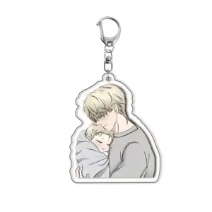Cartoon Night By The Water Anime Acrylic Car Keychain Ornament Girls Boys Double-sided Móc Treo Đeo Thoại, Standee, Móc Khoá In Theo Yêu Cầu, Chất Liệu Mica Dày 4mm, Kích Thước 5.5 Cm, Có In Test Mẫu