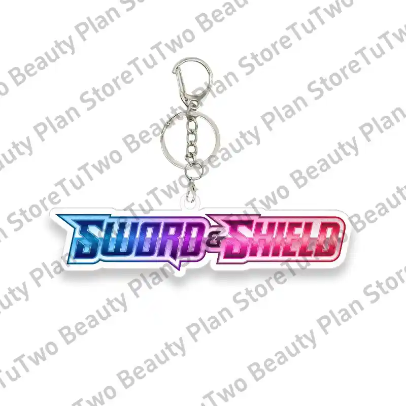 Cartoon Pocket Monster Ptcg Sword And Shield Acrylic Card Icon Logo Keychain Anime Fashion Móc Treo Đeo Thoại, Standee, Móc Khoá In Theo Yêu Cầu, Chất Liệu Mica Dày 4mm, Kích Thước 5.5 Cm, Có In Test Mẫu