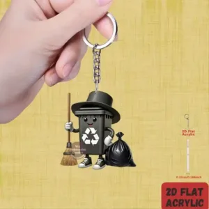 Cartoon Trash Can Pendant Keychain Environmental Themed 2d Flat Acrylic Ornament Hanging Móc Treo Đeo Thoại, Standee, Móc Khoá In Theo Yêu Cầu, Chất Liệu Mica Dày 4mm, Kích Thước 5.5 Cm, Có In Test Mẫu Cartoon Trash Can Pendant Keychain Environmental Themed 2d Flat Acrylic Ornament Hanging Móc Treo Đeo Thoại, Standee, Móc Khoá In Theo Yêu Cầu, Chất Liệu Mica Dày 4mm, Kích Thước 5.5 Cm, Có In Test Mẫu