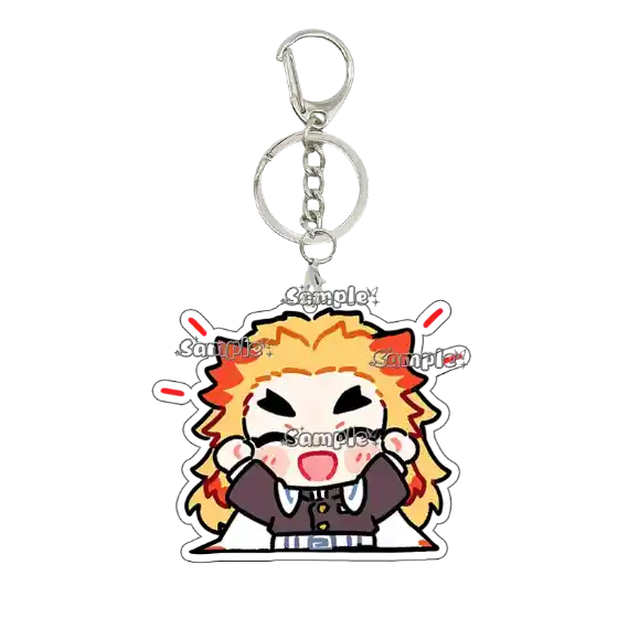 Cartoon Tsuyuri Kanawo Shinobu Excitement Fashion Anime Characters Acrylic Keychain Decor Móc Treo Đeo Thoại, Standee, Móc Khoá In Theo Yêu Cầu, Chất Liệu Mica Dày 4mm, Kích Thước 5.5 Cm, Có In Test Mẫu