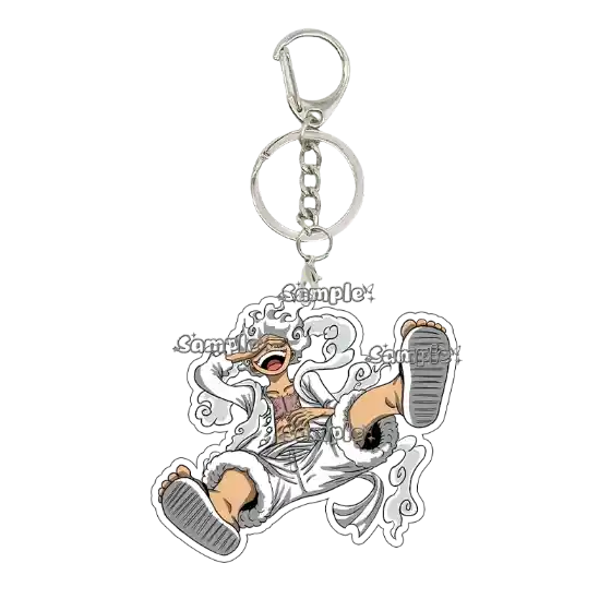 Cartoon Zoro Usopp Luffy Anime Characters Acrylic Keychain Ornaments Fashion Cool Figure Móc Treo Đeo Thoại, Standee, Móc Khoá In Theo Yêu Cầu, Chất Liệu Mica Dày 4mm, Kích Thước 5.5 Cm, Có In Test Mẫu