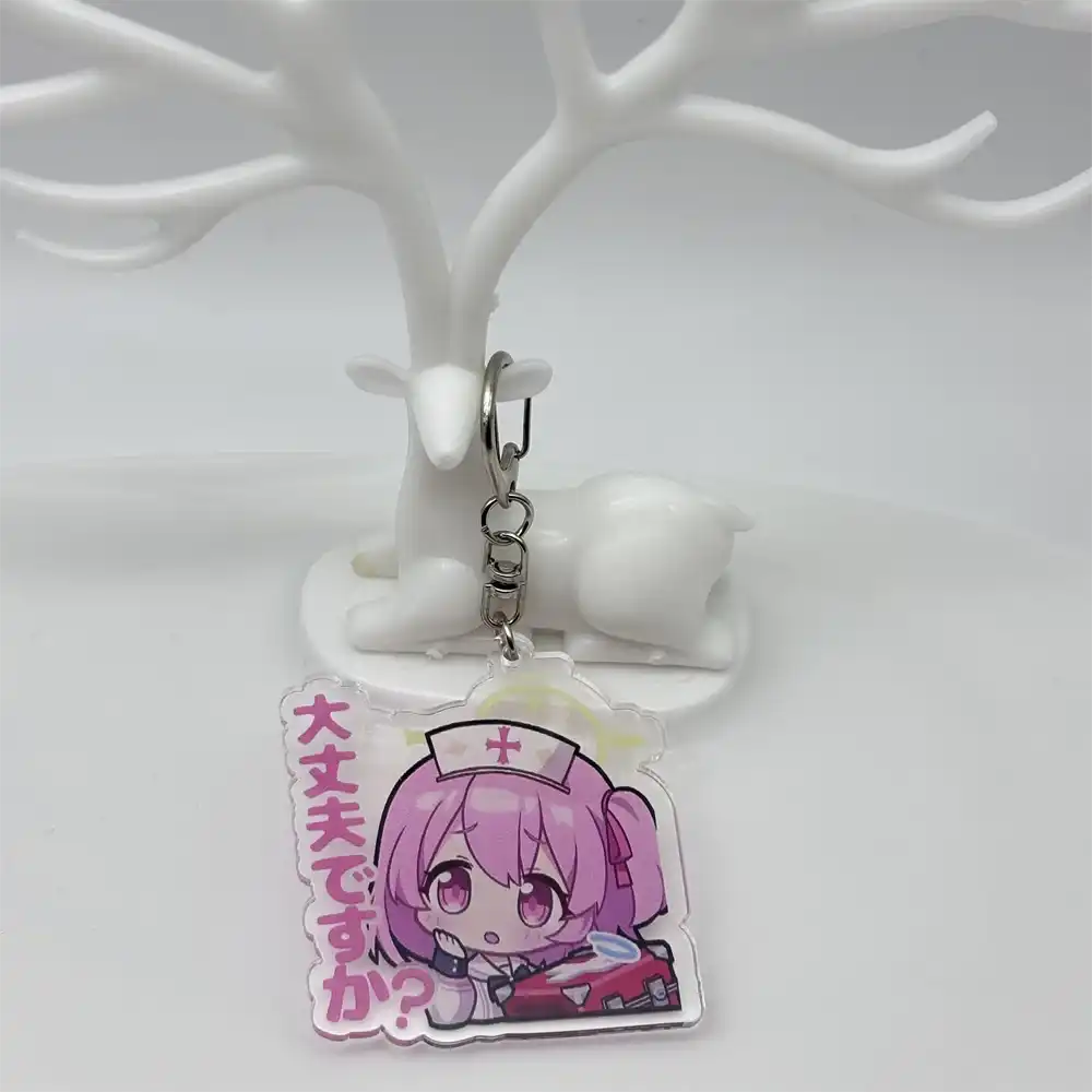 charm-anime-blue-archive-acrylic-keychai-var5-1789455026378-918 Charm Anime Blue Archive Acrylic Keychain Model Cosplay Characters Ornament Accessories Móc Treo Đeo Thoại, Standee, Móc Khoá In Theo Yêu Cầu, Chất Liệu Mica Dày 4mm, Kích Thước 5.5 Cm, Có In Test Mẫu