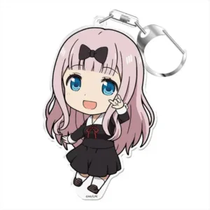 Charm Anime Kaguya-sama: Love Is War Acrylic Keychain Model Cosplay Characters Ornament Móc Treo Đeo Thoại, Standee, Móc Khoá In Theo Yêu Cầu, Chất Liệu Mica Dày 4mm, Kích Thước 5.5 Cm, Có In Test Mẫu