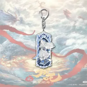 Charm Anime Ne Zha Acrylic Keychain Model Cosplay Characters Ornament Accessories Goods Móc Treo Đeo Thoại, Standee, Móc Khoá In Theo Yêu Cầu, Chất Liệu Mica Dày 4mm, Kích Thước 5.5 Cm, Có In Test Mẫu