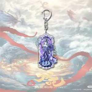 Charm Anime Ne Zha Acrylic Keychain Model Cosplay Characters Ornament Accessories Goods Móc Treo Đeo Thoại, Standee, Móc Khoá In Theo Yêu Cầu, Chất Liệu Mica Dày 4mm, Kích Thước 5.5 Cm, Có In Test Mẫu