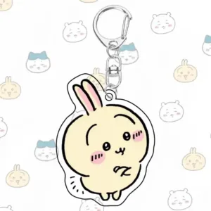 Chiikawa Anime Acrylic Keychain Jewelry Accessories Key Ring Fashion Gift Student Pen Bag Móc Treo Đeo Thoại, Standee, Móc Khoá In Theo Yêu Cầu, Chất Liệu Mica Dày 4mm, Kích Thước 5.5 Cm, Có In Test Mẫu