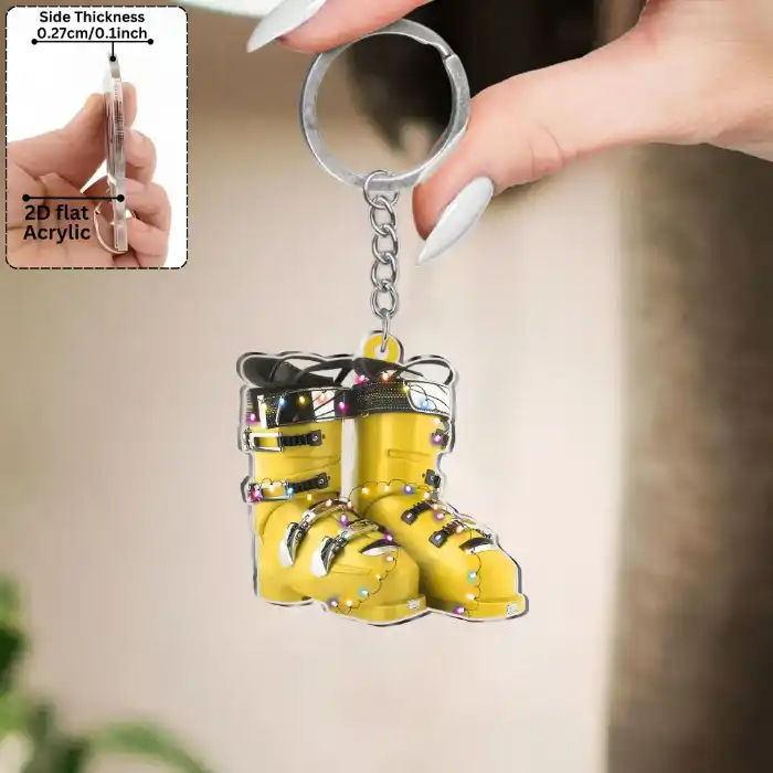 colorful-bootshaped-keychains-2d-acrylic-var4-1789550422837-345 Colorful Boot-shaped Keychains 2d Acrylic Pendant Sporty Winter Ornaments Backpack Móc Treo Đeo Thoại, Standee, Móc Khoá In Theo Yêu Cầu, Chất Liệu Mica Dày 4mm, Kích Thước 5.5 Cm, Có In Test Mẫu