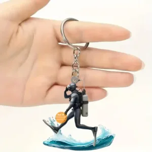 Colorful Diver Keychain Diving Themed 2d Pendant Acrylic Ornament Charms Hanging Decoration Móc Treo Đeo Thoại, Standee, Móc Khoá In Theo Yêu Cầu, Chất Liệu Mica Dày 4mm, Kích Thước 5.5 Cm, Có In Test Mẫu Colorful Diver Keychain Diving Themed 2d Pendant Acrylic Ornament Charms Hanging Decoration Móc Treo Đeo Thoại, Standee, Móc Khoá In Theo Yêu Cầu, Chất Liệu Mica Dày 4mm, Kích Thước 5.5 Cm, Có In Test Mẫu