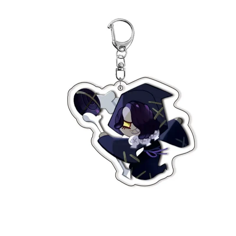 Cookie Run: Kingdom Anime Cartoon Characters Pattern Acrylic Keychain Kawaii Cute Backpack Móc Treo Đeo Thoại, Standee, Móc Khoá In Theo Yêu Cầu, Chất Liệu Mica Dày 4mm, Kích Thước 5.5 Cm, Có In Test Mẫu