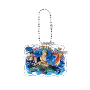 Cool Anime Roronoa Zoro Fashion Double-sided Cartoon Acrylic Keychain Accessory Móc Treo Đeo Thoại, Standee, Móc Khoá In Theo Yêu Cầu, Chất Liệu Mica Dày 4mm, Kích Thước 5.5 Cm, Có In Test Mẫu