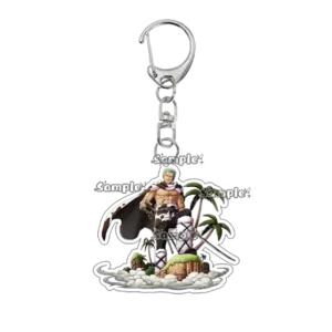 Cool Anime Roronoa Zoro Fashion Double-sided Cartoon Acrylic Keychain Accessory Móc Treo Đeo Thoại, Standee, Móc Khoá In Theo Yêu Cầu, Chất Liệu Mica Dày 4mm, Kích Thước 5.5 Cm, Có In Test Mẫu