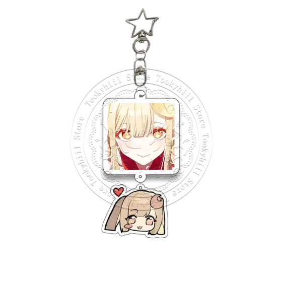 Cosmic Princess Kaguya Acrylic Keychain Noi Komazawa Yachiyo Tsukimi Anime Cartoon Character Móc Treo Đeo Thoại, Standee, Móc Khoá In Theo Yêu Cầu, Chất Liệu Mica Dày 4mm, Kích Thước 5.5 Cm, Có In Test Mẫu