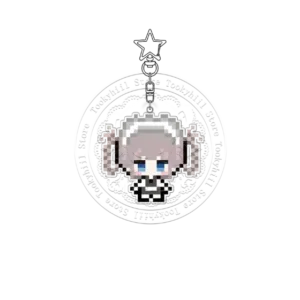 Cosmic Princess Kaguya Pixel Acrylic Keychain Iroha Anime Cartoon Bag Pendant Kawaii Student Móc Treo Đeo Thoại, Standee, Móc Khoá In Theo Yêu Cầu, Chất Liệu Mica Dày 4mm, Kích Thước 5.5 Cm, Có In Test Mẫu