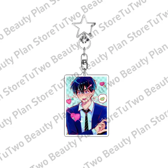 Couples Anime Cartoon Alien Stage Acrylic Keychain Kawaii Mizi Sua Till Cute Women Men Bag Móc Treo Đeo Thoại, Standee, Móc Khoá In Theo Yêu Cầu, Chất Liệu Mica Dày 4mm, Kích Thước 5.5 Cm, Có In Test Mẫu