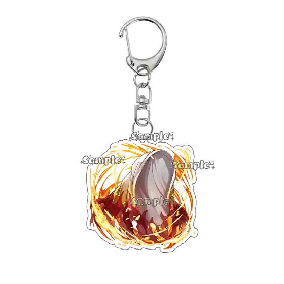 Creative Acrylic Keychain Agatsuma Zenitsu Tsuyuri Kanawo Cartoon Cute Bag Pendant Jewelry Móc Treo Đeo Thoại, Standee, Móc Khoá In Theo Yêu Cầu, Chất Liệu Mica Dày 4mm, Kích Thước 5.5 Cm, Có In Test Mẫu