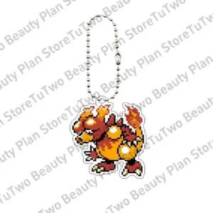 Creative Anime Pixel Mewtwo Charizard Psyduck Bulbasaur Acrylic Keychain Students Decor Bag Móc Treo Đeo Thoại, Standee, Móc Khoá In Theo Yêu Cầu, Chất Liệu Mica Dày 4mm, Kích Thước 5.5 Cm, Có In Test Mẫu