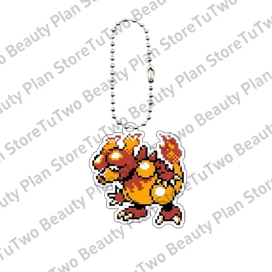 Creative Anime Pixel Mewtwo Charizard Psyduck Bulbasaur Acrylic Keychain Students Decor Bag Móc Treo Đeo Thoại, Standee, Móc Khoá In Theo Yêu Cầu, Chất Liệu Mica Dày 4mm, Kích Thước 5.5 Cm, Có In Test Mẫu