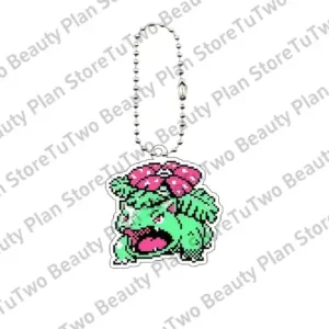 Creative Anime Pixel Mewtwo Charizard Psyduck Bulbasaur Acrylic Keychain Students Decor Bag Móc Treo Đeo Thoại, Standee, Móc Khoá In Theo Yêu Cầu, Chất Liệu Mica Dày 4mm, Kích Thước 5.5 Cm, Có In Test Mẫu