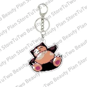 Creative Anime Pixel Mewtwo Charizard Psyduck Bulbasaur Acrylic Keychain Students Decor Bag Móc Treo Đeo Thoại, Standee, Móc Khoá In Theo Yêu Cầu, Chất Liệu Mica Dày 4mm, Kích Thước 5.5 Cm, Có In Test Mẫu
