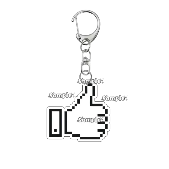 Creative Double-sided Printed Acrylic Keychain Pendant Charm Girls Boys Fashion Backpack Móc Treo Đeo Thoại, Standee, Móc Khoá In Theo Yêu Cầu, Chất Liệu Mica Dày 4mm, Kích Thước 5.5 Cm, Có In Test Mẫu